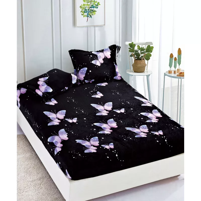 Husa de Pat Cocolino cu Elastic + 2 Fete de Perna pentru Pat Dublu - JO940