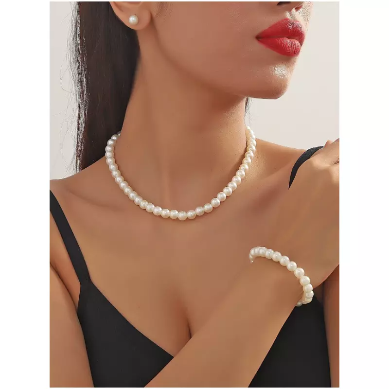 Set bijuterii cu perle- 64261