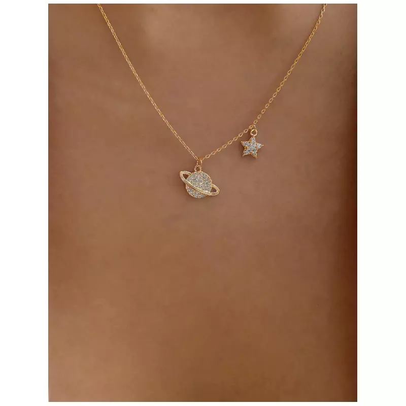 Colier cu Stea si Planeta - 27465