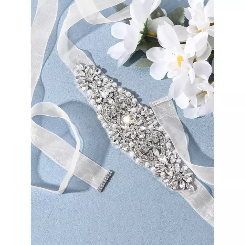 Cordon Rochie, Model cu Strasuri , 270x5cm - 49054