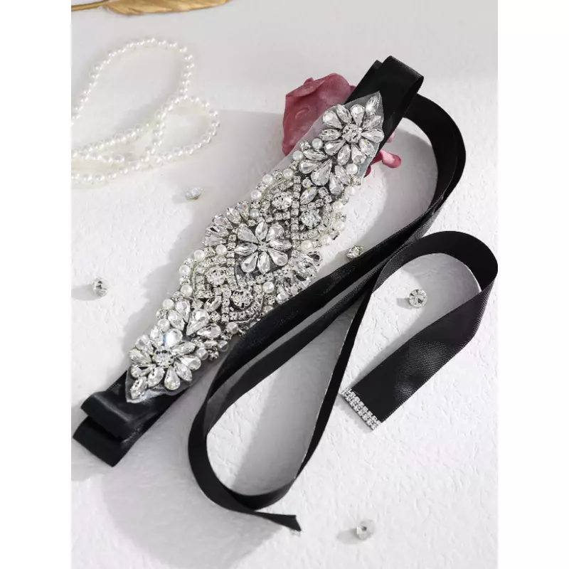 Cordon Rochie, Model cu Strasuri , 270x5cm - 06567