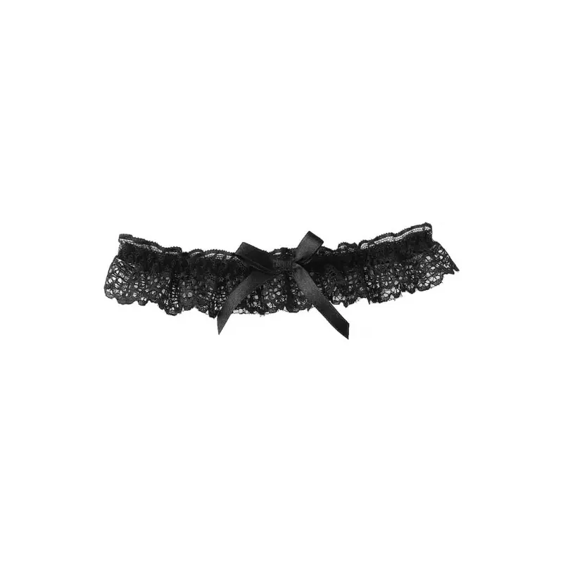 Jartieră De Mireasă cu Dantela Neagra - 95669