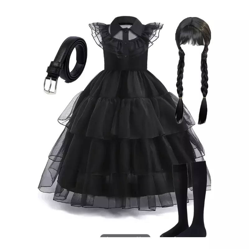 Rochita Wednesday pentru Fete Neagra - EV33760