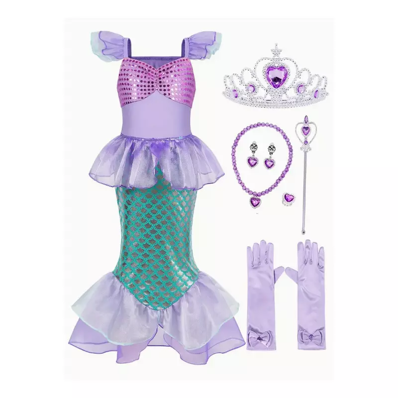 Costum Sirena pentru Fete - LN18242