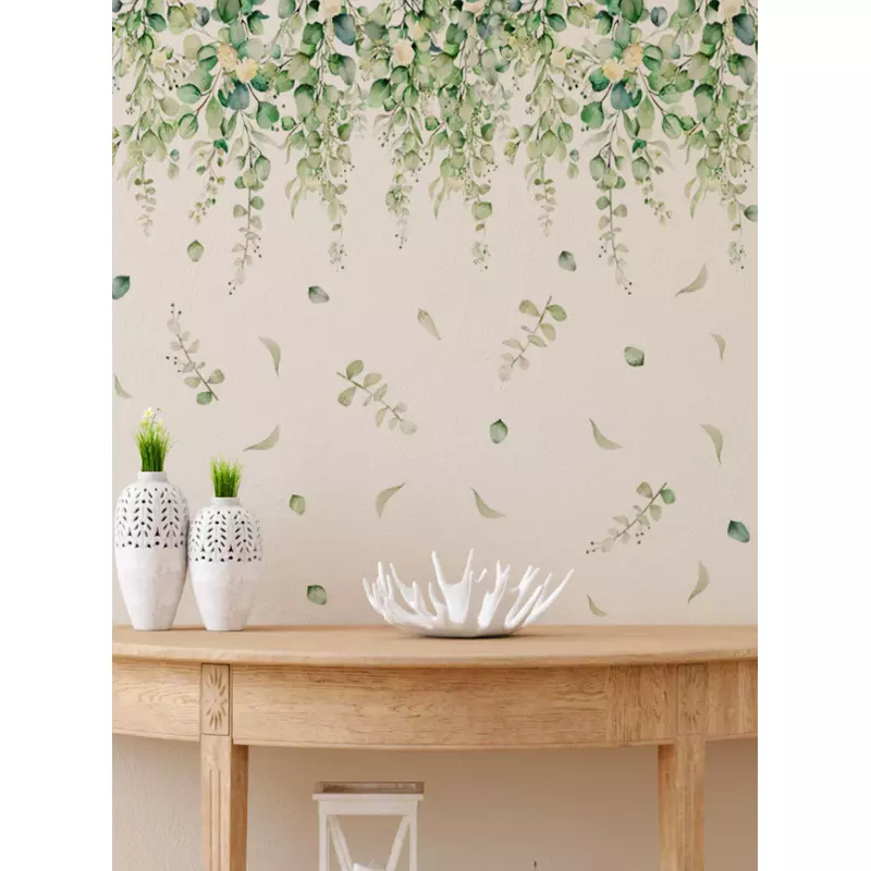 Sticker Perete Autocolant Frunze si Flori 90x30cm - 24693