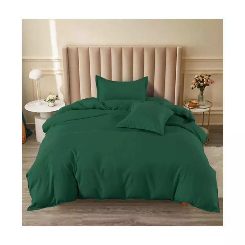 Lenjerie de Pat Bumbac Finet cu Elastic, Uni - SIPRT60-70