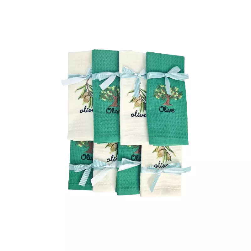 Set 12 Prosoape de Bucatarie, Olive - PB02