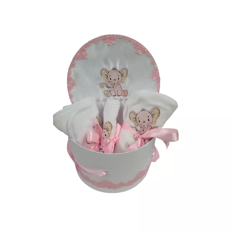 Set Trusou Botez Biserica Complet 8 Piese, cu Dantela - BAB213