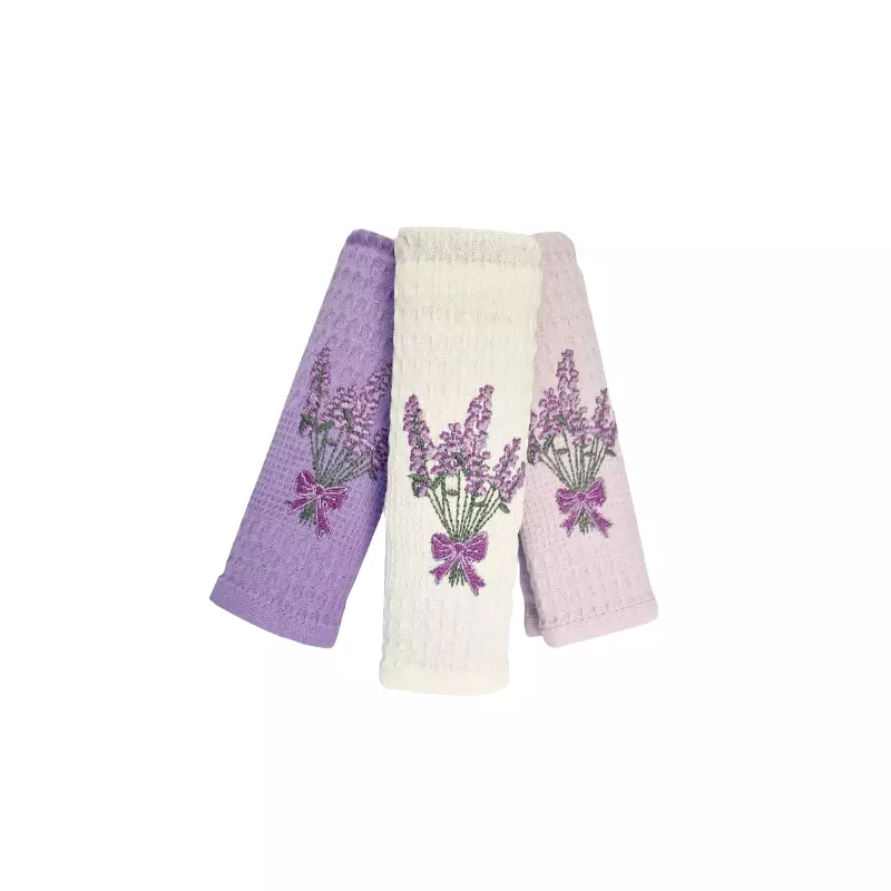 Set 3 Prosoape de Bucatarie, Lavanda - PB04