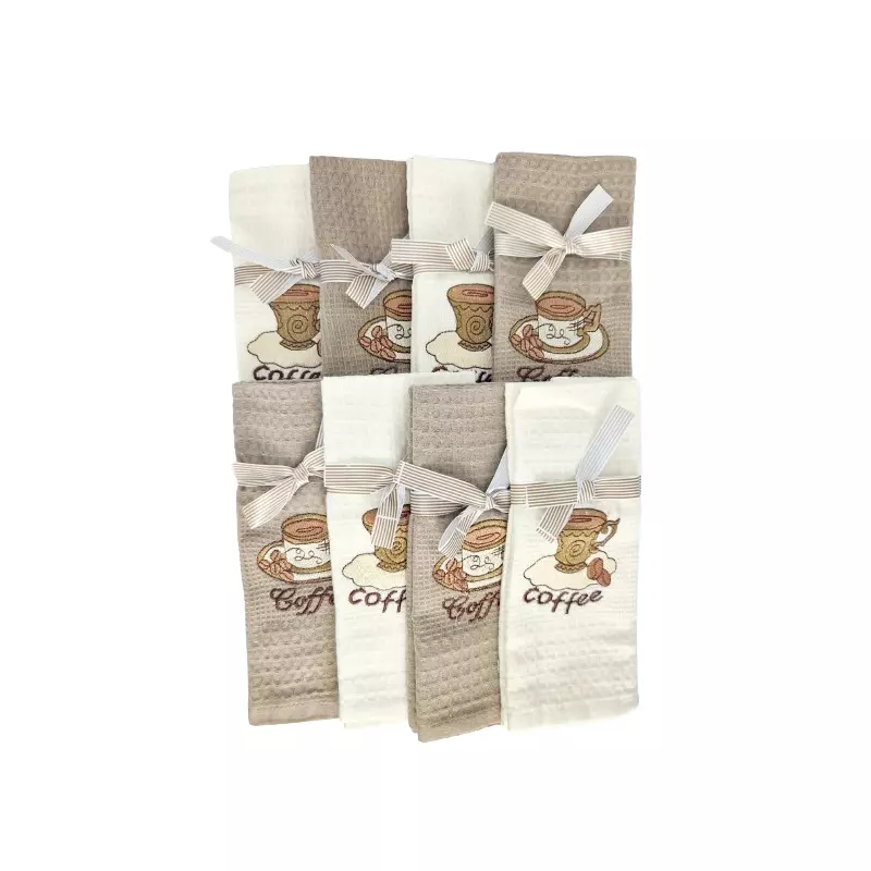 Set 12 Prosoape de Bucatarie, Coffee - PB07