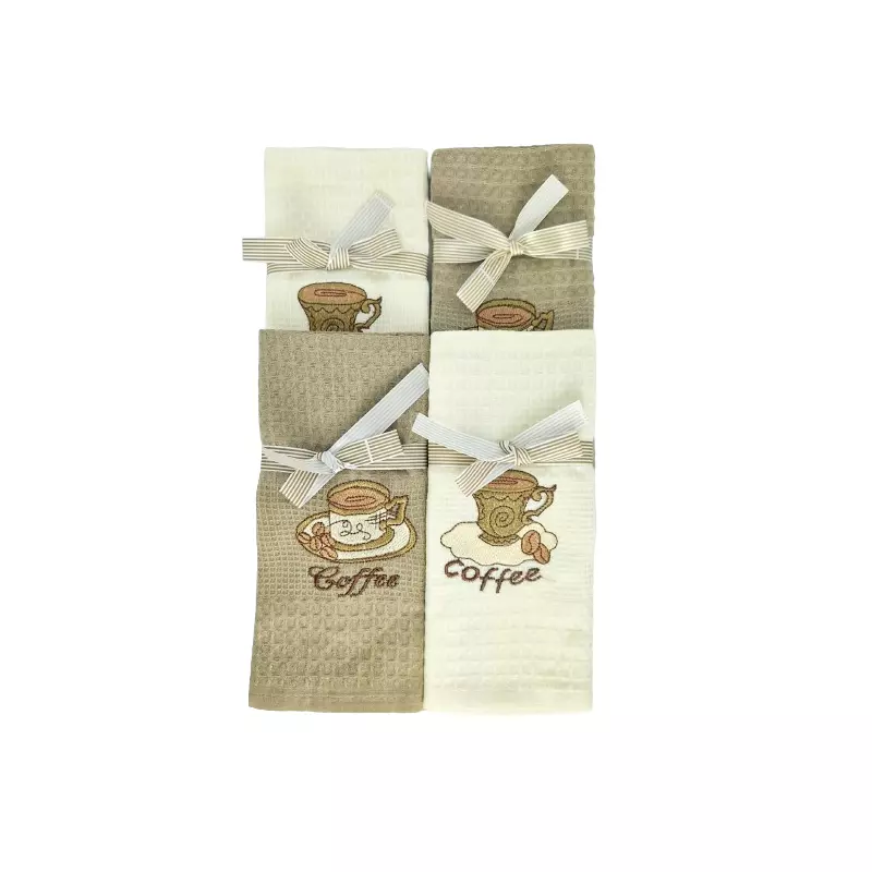 Set 4 Prosoape de Bucatarie, Coffee - PB05