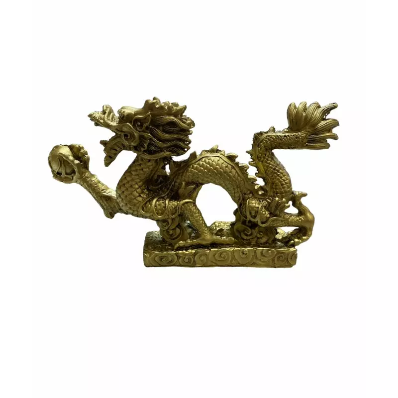 Dragon cu Bila din Rasina 22x12 cm - fs515