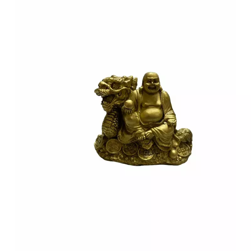 Dragon cu Buddha din Rasina 7x7 cm - FS501