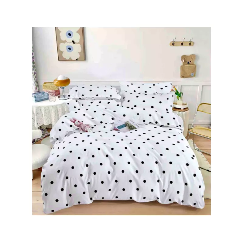 Lenjerie de Pat cu Elastic, Bumbac Finet 6 Piese - JOJ45