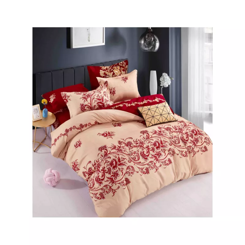 Lenjerie de Pat cu Elastic, Bumbac Finet 6 Piese - JOJ48