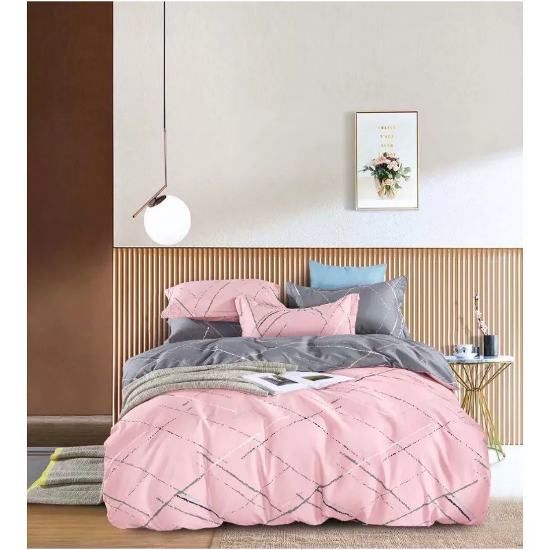 Lenjerie de Pat cu Elastic, Bumbac Finet 6 Piese - JOJ61