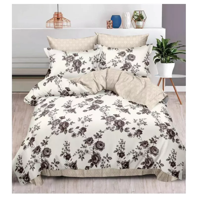 Lenjerie de pat dublu, bumbac finet, 6 piese - SIPRR60-477