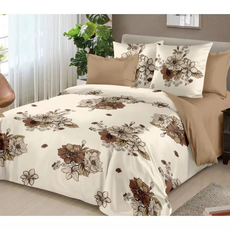 Lenjerie de pat Bumbac Finet 6 piese  - PUC82