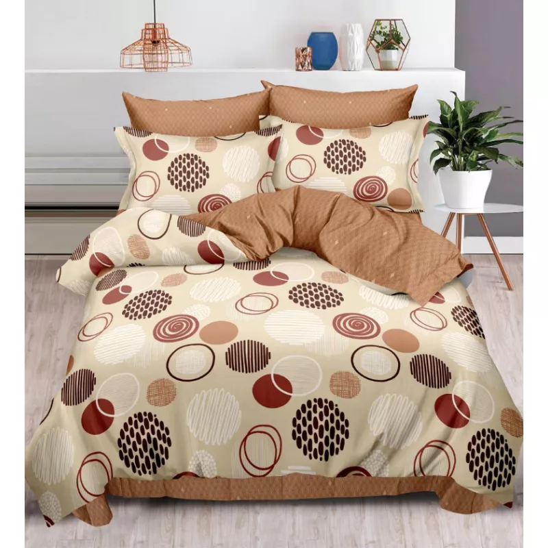 Lenjerie de pat dublu, bumbac finet, 6 piese - SIPRR60-480