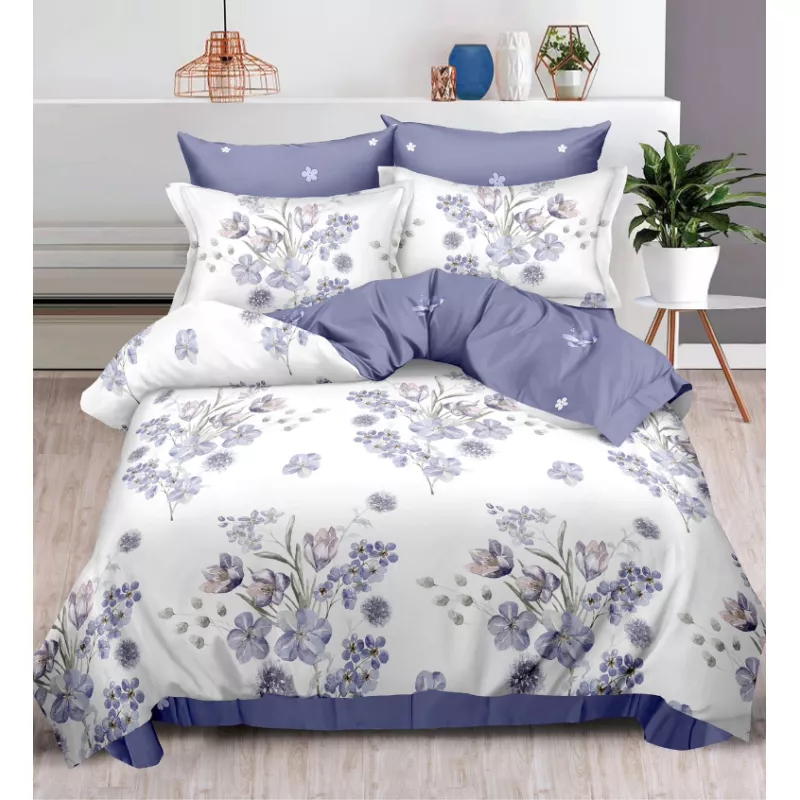 Lenjerie de pat dublu, bumbac finet, 6 piese - SIPRR60-495