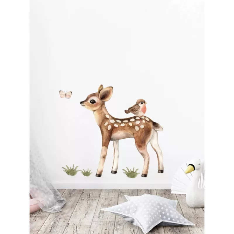Sticker Perete Autocolant Caprioara Bambi 52x40cm - 89293