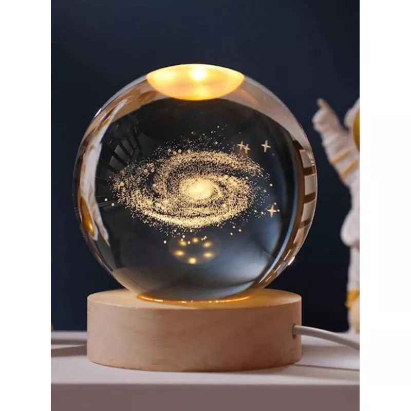 Lampa Decorativa 3D - Minge de Cristal - Galaxie - 58554