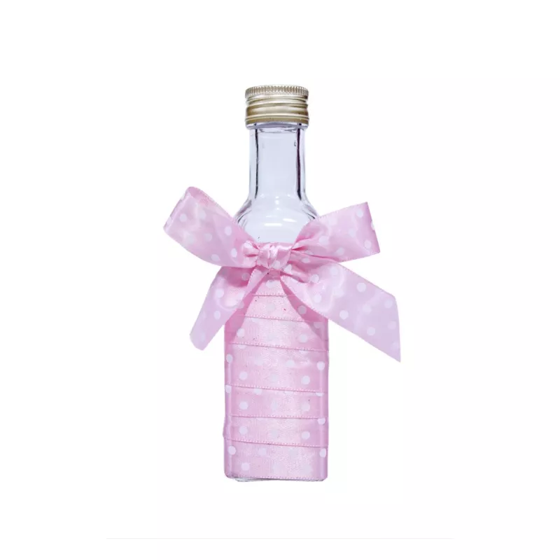 Sticluta Mir pentru Botez, Roz cu buline - SM02