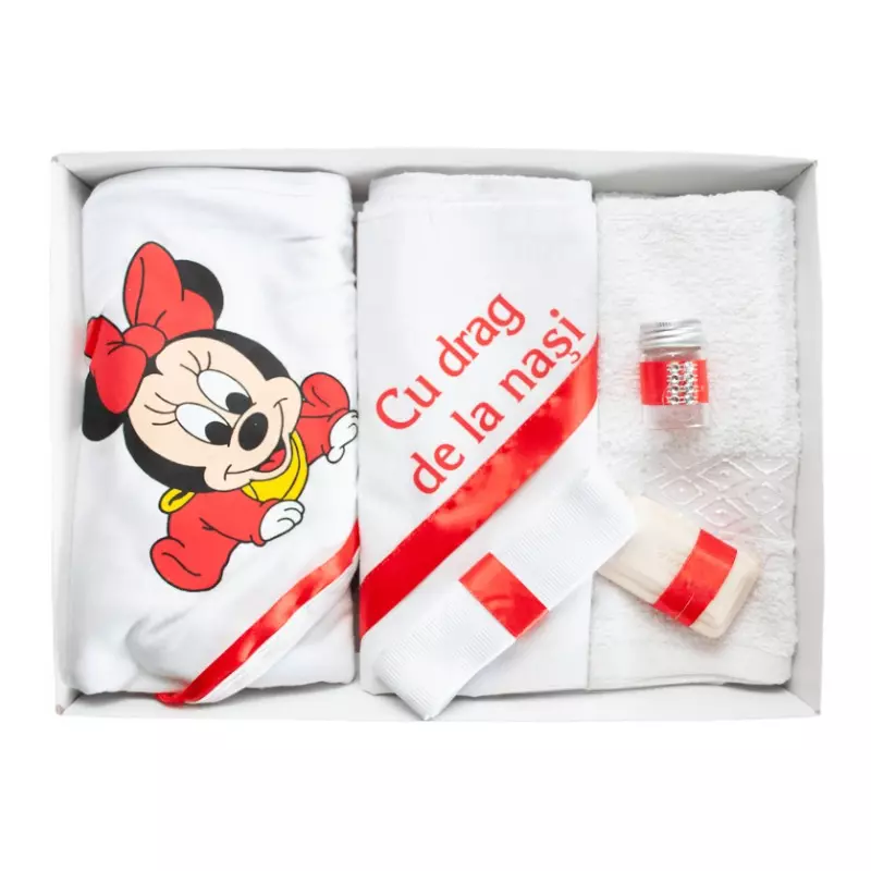 Trusou Botez 6 piese cu text imprimat 