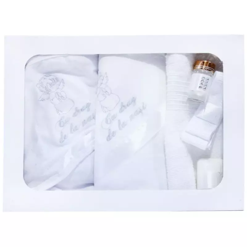 Trusou Botez 6 piese personalizat cu broderie - 