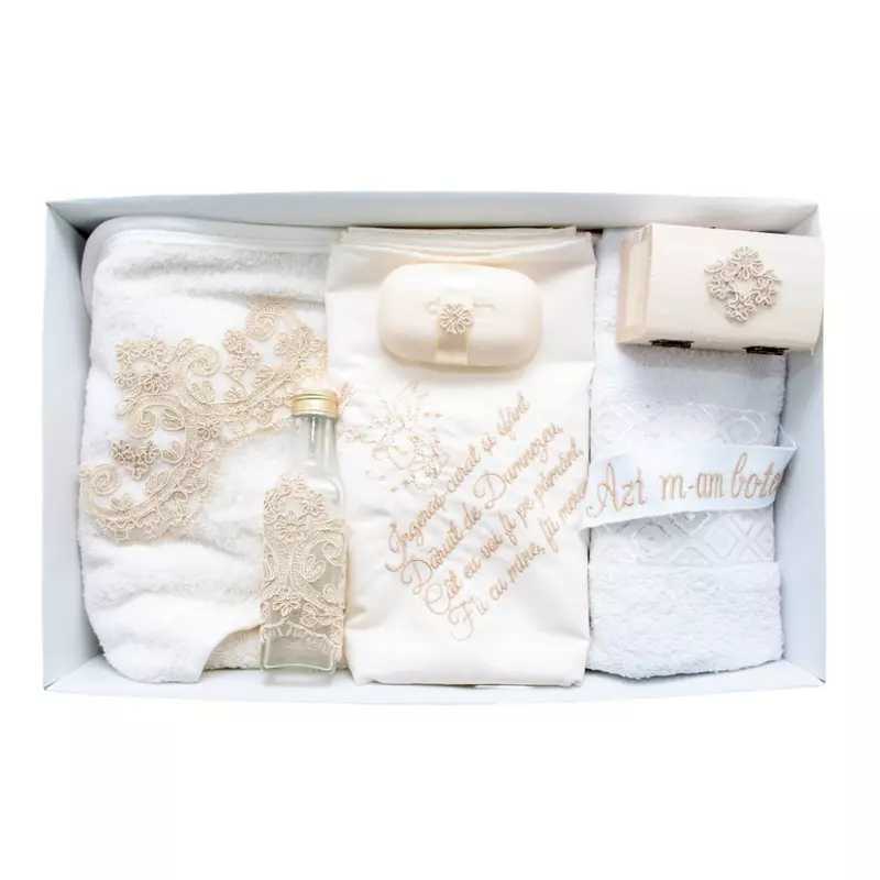 Trusou Botez, 7 Piese, cu Broderie 