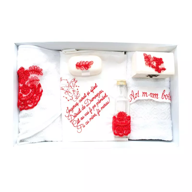 Trusou Botez, 7 Piese, cu Broderie 