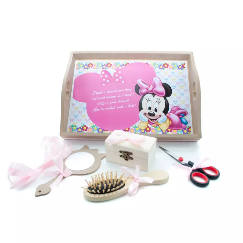 Tavita Turta cu 6 Piese - Baby Minnie - TPT42