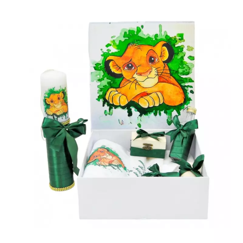 Set Cutie Trusou cu Lumanare, 9 Piese  