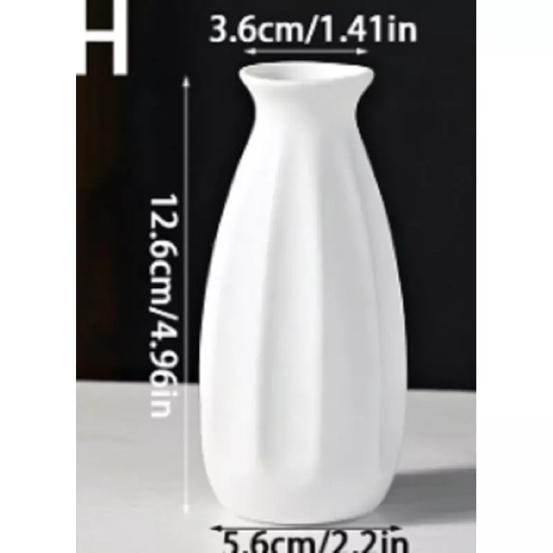 Vaza Decorativa, Alba, 12.6x5.6cm - 01301H