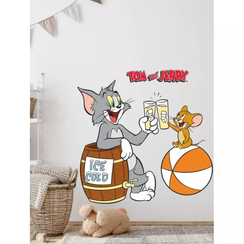 Sticker Perete Autocolant TOM & JERRY, 90x38cm - 80242