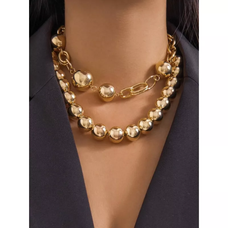 Set 2 Coliere Aurii cu Perle - 79653