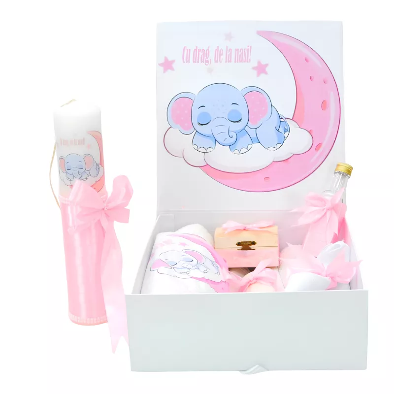 Set Cutie Trusou cu Lumanare, 9 Piese  
