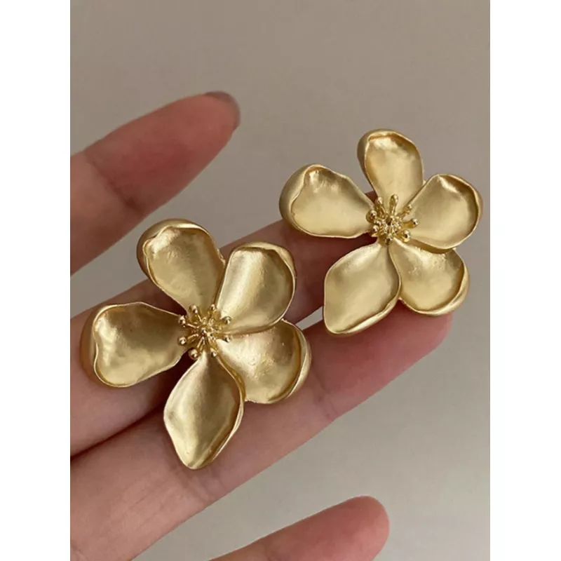 Cercei Aurii cu Forma Floare - 49181