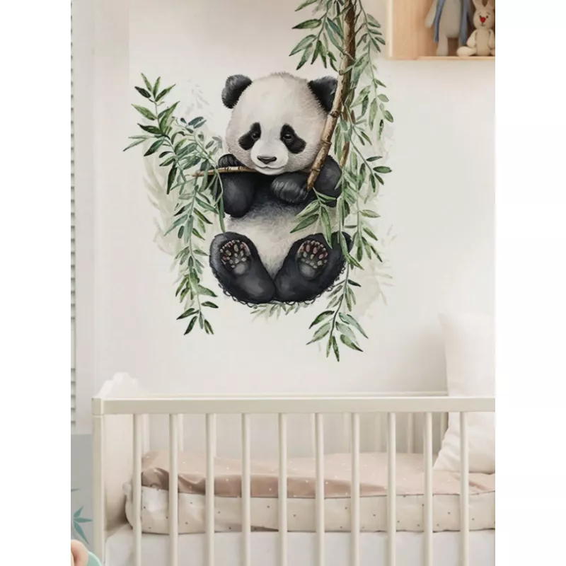 Sticker Perete Autocolant Urs Panda, 50x45cm - 19645