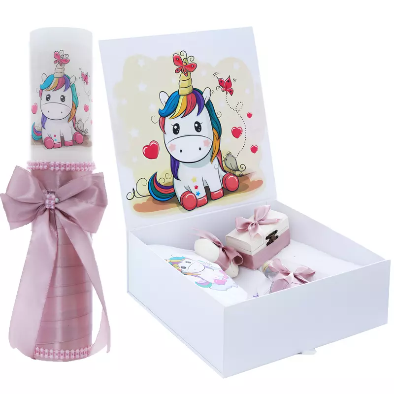 Set Cutie Trusou cu Lumanare, 9 Piese, 