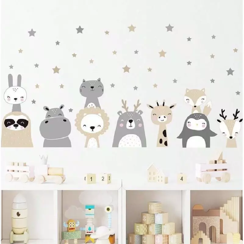 Sticker Perete Autocolant Animalute Zambitoare 56x103cm -  41271