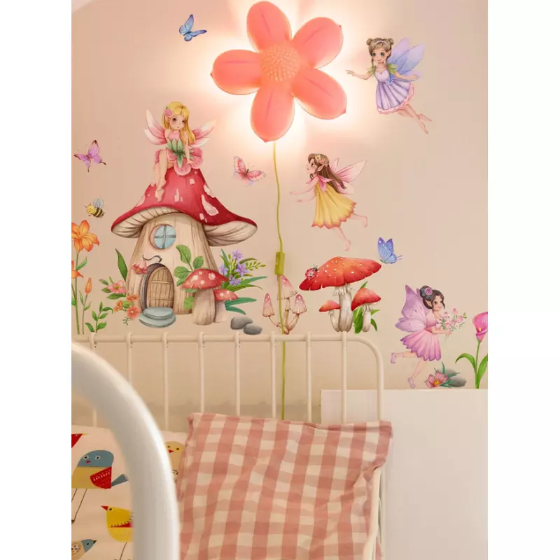 Sticker Perete Autocolant Spiridusi si Ciuperci - 30x90cm - 22344