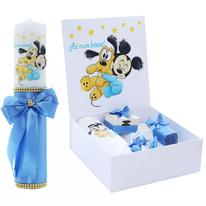 Set Cutie Trusou cu Lumanare, 9 Piese, 
