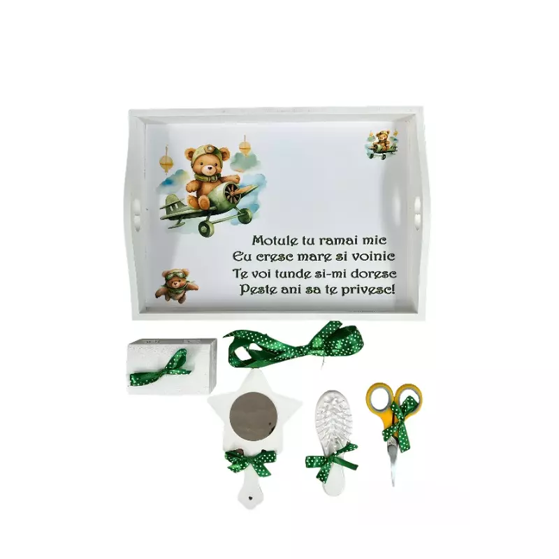 Tavita pentru Mot - Usulet Aviator Verde- TPM39