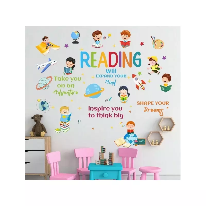 Sticker Perete Autocolant Lumea scolarilor 30x 60 - 60243
