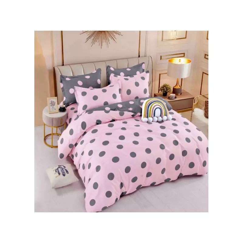 Lenjerie de Pat cu Elastic, Bumbac Finet 6 Piese - JOJ248