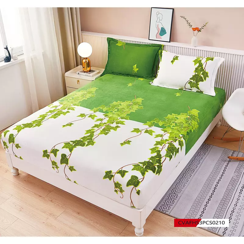 Husa de Pat Cocolino cu Elastic + 2 Fete de Perna pentru Pat Dublu-FR137