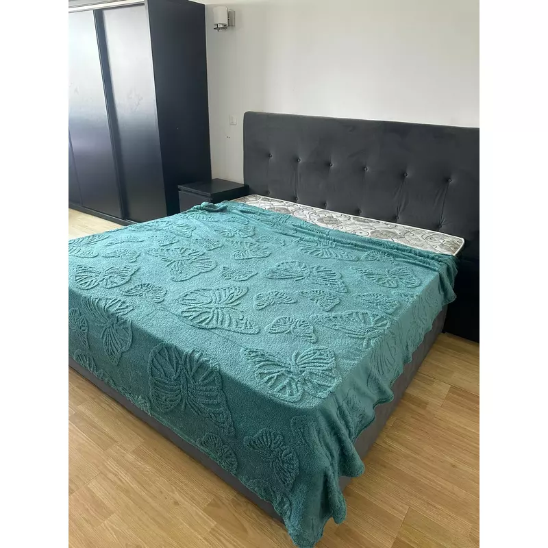 Patura Cocolino cu Fluturi pentru Pat Dublu - XIA231