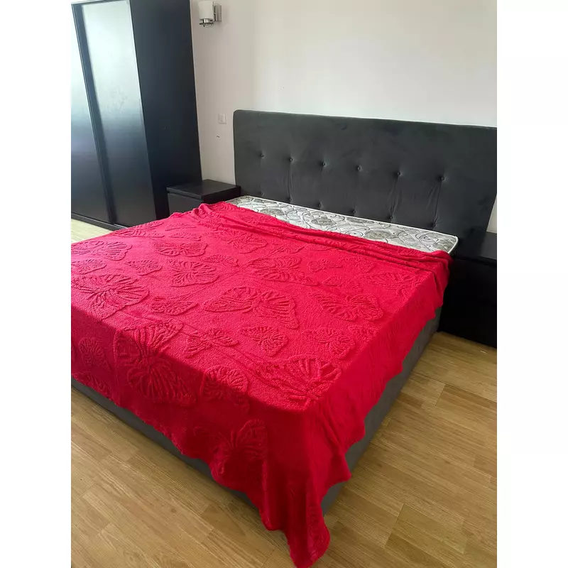Patura Cocolino cu Fluturi pentru Pat Dublu - XIA229