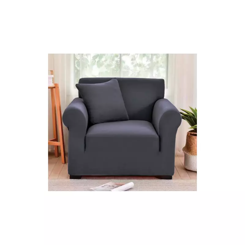 Husa Fotoliu Elastica Moderna,Gri Inchis - SIPRS-04